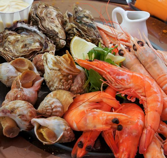 fruits de mer à emporter