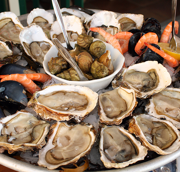 plateau de fruits de mer poissonnier